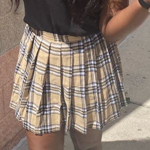 Plaid skirt